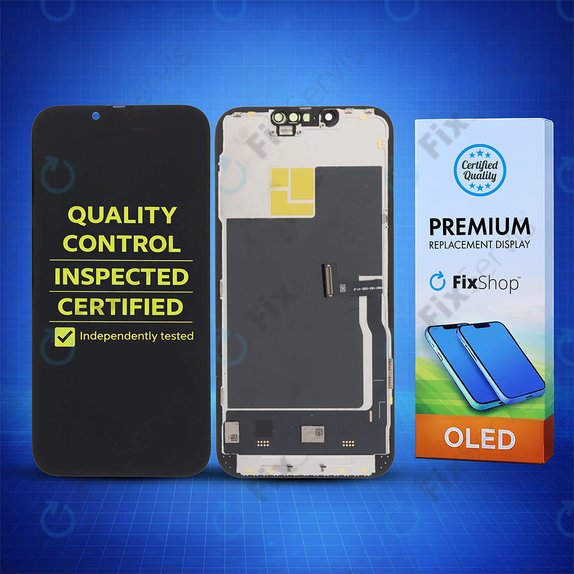 Displej Soft OLED 120Hz pre iPhone 13 Pro, Dotykové sklo s rámom, FixPremium