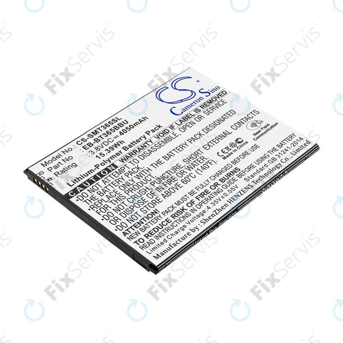 Batéria pre Samsung Galaxy Tab Active 2 8.0, 4050mAh, Li-Pol, 3.8V, EB-BT365BBU, HQ