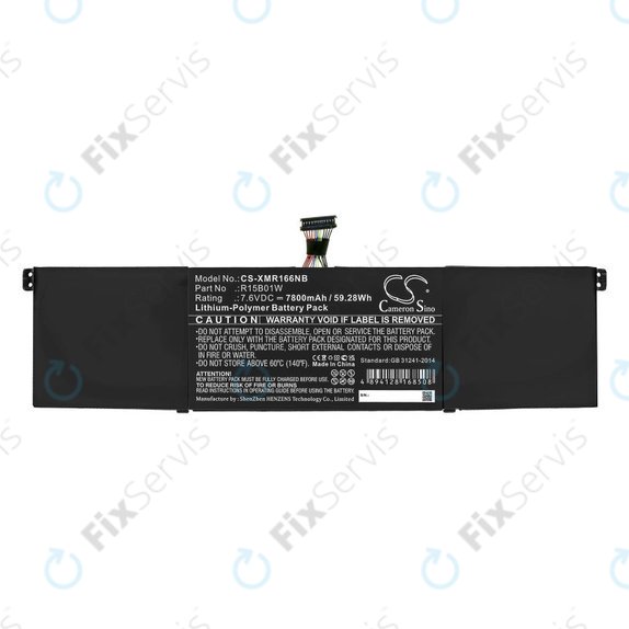 Batéria pre Xiaomi Mi Pro 15.6 i3, i5, i6, 7800mAh, Li-Pol, 7.6V, R15B01W, HQ