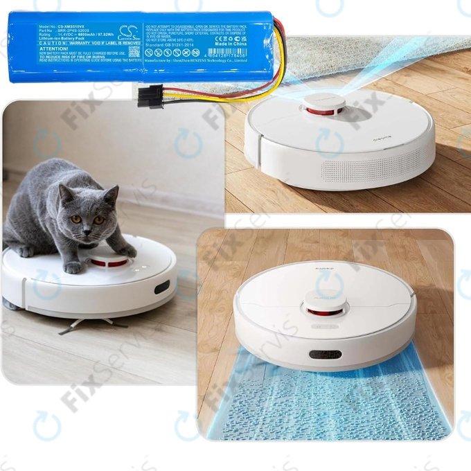 Xiaomi Mi Robot Vacuum Mop-series, Dream-series, Roborock-series - Batéria BRR-2P4S-6800 Li-Ion 14.4V 6800mAh HQ