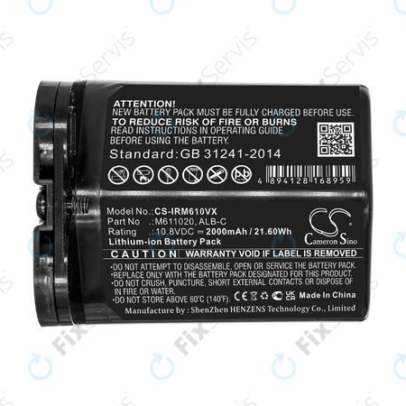 iRobot Braava jet m6 - Batéria ALB-C, M611020 Li-Ion 10.8V 2000mAh HQ