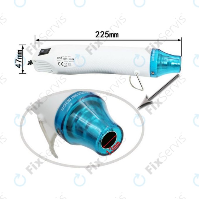 Heat Gun - Teplovzdušná Pištoľ (EU 230V, 300W)