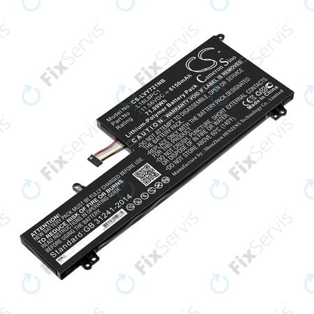 Batéria pre Lenovo Yoga 720-15, 6150mAh, Li-Pol, 11.56V, L16L6PC1, HQ