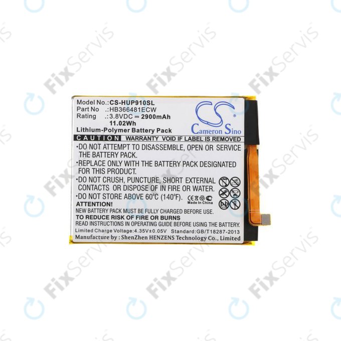 Huawei P9, P9 Lite, P10 Lite, P20 Lite, P Smart, Y6 (2018), Y6 Prime (2018), Y7 (2018), Y7 Prime (2018), Honor 7A, 8, 9 Lite - Batéria HB366481ECW 2900mAh HQ