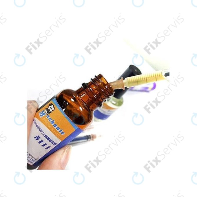 Mechanic 5111 - Odstraňovač Lepidla Zo Zadných Skiel (iPhone 8 - 14 Pro Max) - 20ml