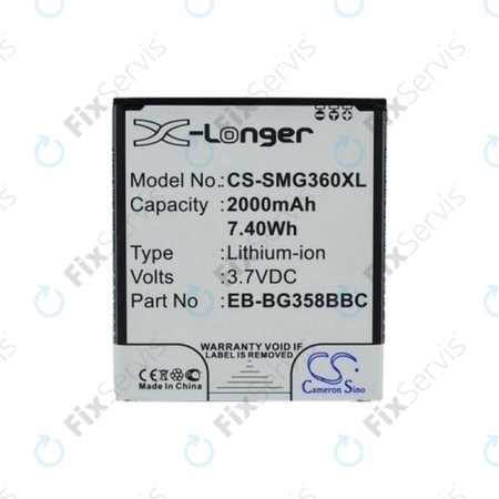 Samsung Galaxy Core Lite - Batéria EB-BG358BBC, EB-BG358BBE 2000mAh HQ