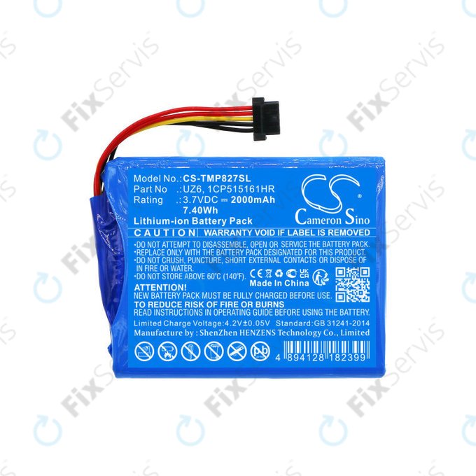 Batéria pre TomTom Pro 8270, Pro 8275, 2000mAh, Li-Ion, 3.7V, UZ6, HQ