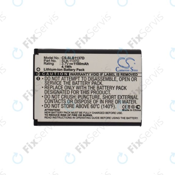Batéria pre Samsung NV100HD, 1100mAh, Li-Ion, 3.7V, SLB-1137D, HQ
