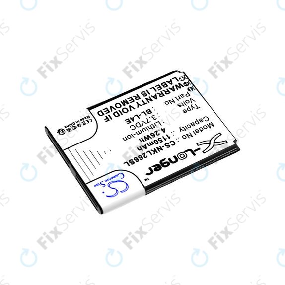 Batéria pre Nokia 2660 Flip 4G, 1150mAh, Li-Ion, 3.7V, BL-L4E, HQ