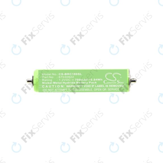 Batéria pre Braun 1000, 180, 2000, 3000, 4735, 5411, Cruzer1, Cruzer Z20, 700mAh, Ni-MH, 1.2V, 67030922, HQ
