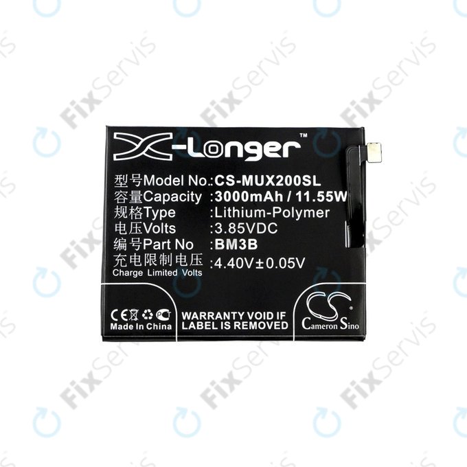 Xiaomi Mi Mix 2, 2S - Batéria BM3B 3000mAh HQ