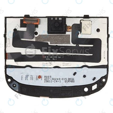 Blackberry Bold Touch 9900 - Klávesnica komplet - biela