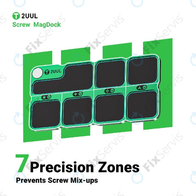 Magnetická zliatinová podložka na skrutky, 2UUL ST95