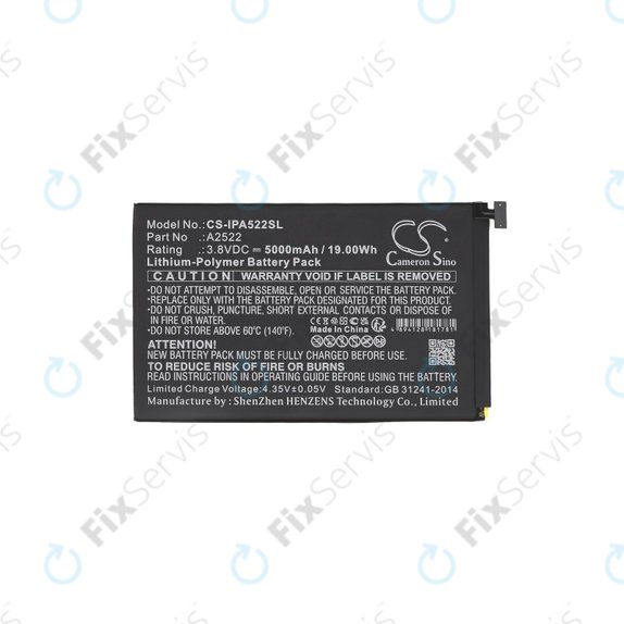 Apple iPad Mini 6 - Batéria A2522 5000mAh HQ