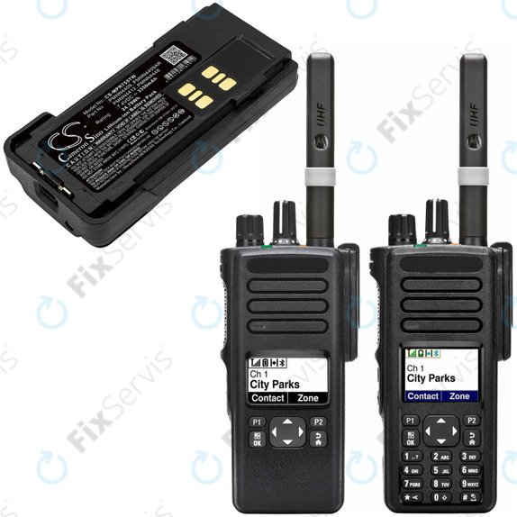 Batéria pre Motorola DP2600, 4000, 4600, 4800, XPR3000, XPR3300, 3350mAh, Li-Ion, 7.4V, PMNN4409, HQ