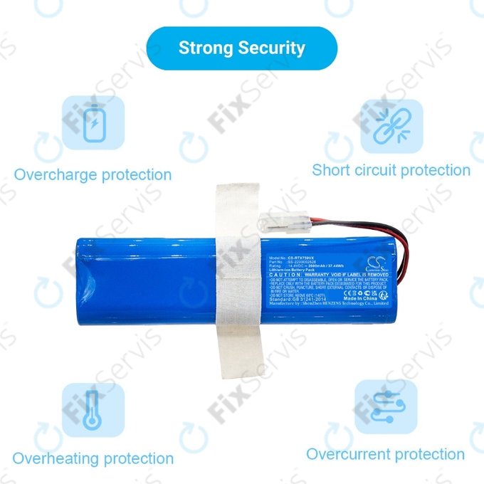 Rowenta X-PLORER S75s, S75s+ - Batéria SS-2230002528 Li-Ion 14.4V 2600mAh HQ