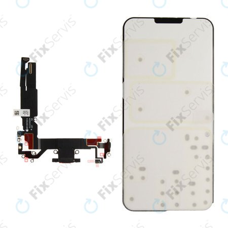 Nabíjací Konektor + Flex Kábel pre iPhone 16 | Black | 923-11222 | Genuine Apple