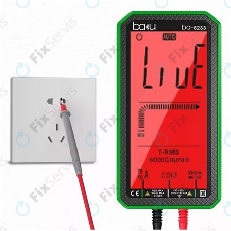 Baku BA-8233 - Profesionálny Digitálny Multimeter s Dotykovým Displejom