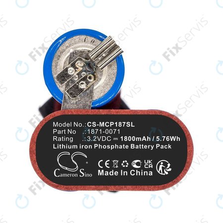 Batéria pre Ermila Bellina, Moser Chrom Style Pro 1871, 1800mAh, LiFePO4, 3.2V, 1871-0071, HQ