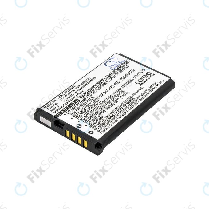 Batéria pre LG T500, 800mAh, Li-Ion, 3.7V, LGIP-531A, HQ