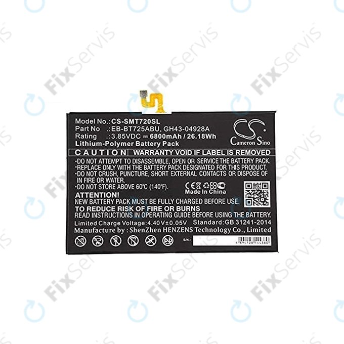 Samsung Galaxy Tab S5E - Batéria EB-BT725ABU 6800mAh HQ
