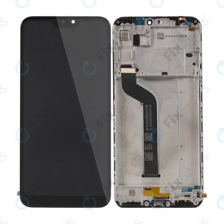 Xiaomi Mi A2 Lite (Redmi 6 Pro) - LCD Displej + Dotykové Sklo + Rám (Black) - 560610035033 Genuine Service Pack