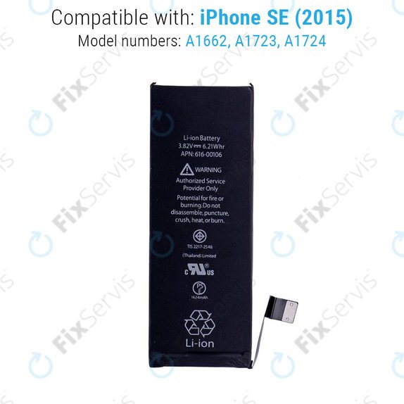 Batéria pre iPhone SE, 1624mAh