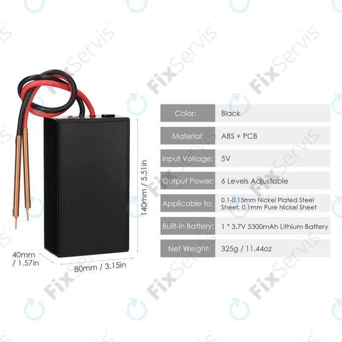 Mini SW - Prenosná Bodová Zváračka Batérií (5300mAh)