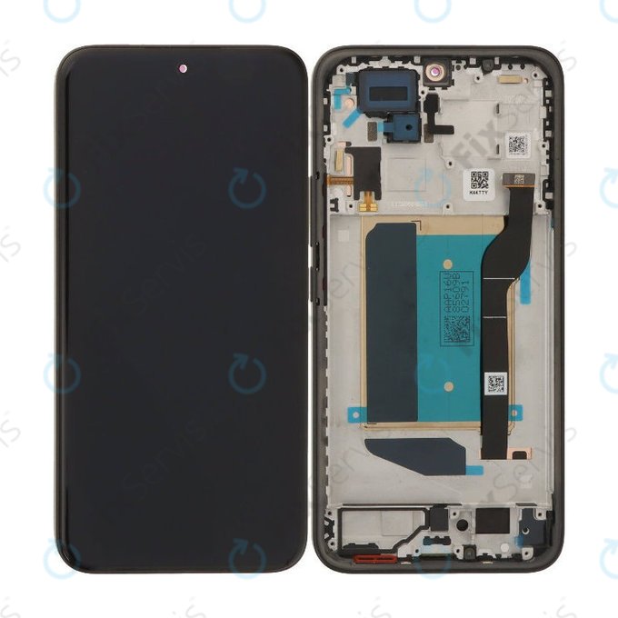 Displej OLED pre Xiaomi Redmi Note 15 Pro+ 5G, Dotykové sklo s rámom