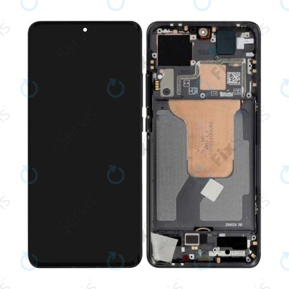 Xiaomi 12 2201123G 2201123C - LCD Displej + Dotykové Sklo + Rám (Black) OLED
