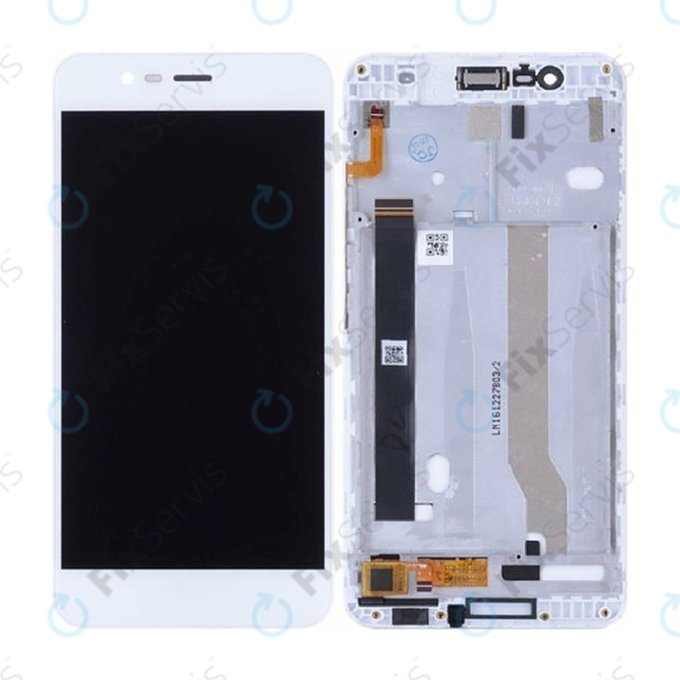 Asus Zenfone 3 Max ZC520TL - LCD Displej + Dotykové Sklo + Rám (Glacier Silver) - 90AX0087-R20010, 90AX0084-R20010 Genuine Service Pack