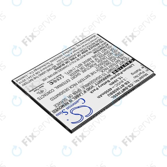 Batéria pre Samsung Galaxy Tab Active 2 8.0, 4050mAh, Li-Pol, 3.8V, EB-BT365BBU, HQ