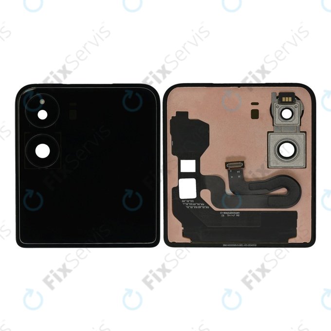 Xiaomi Mix Flip 2405CPX3DC - LCD Displej + Dotykové Sklo (Vonkajší) (Purple) - 560005000N800 Genuine Service Pack