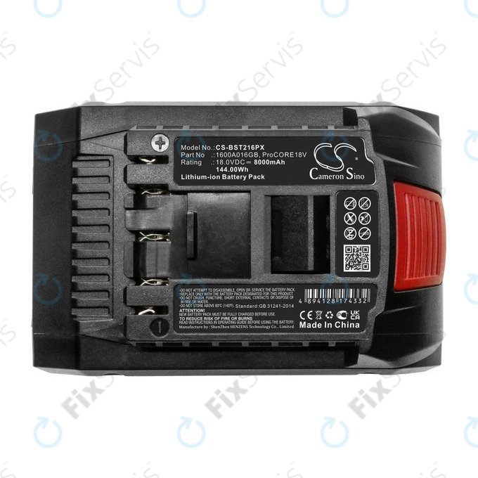 Batéria pre Bosch Gbh, Gcv, Gks, Gts 18V, 8000mAh, Li-Ion, 18V, ProCORE18V, HQ