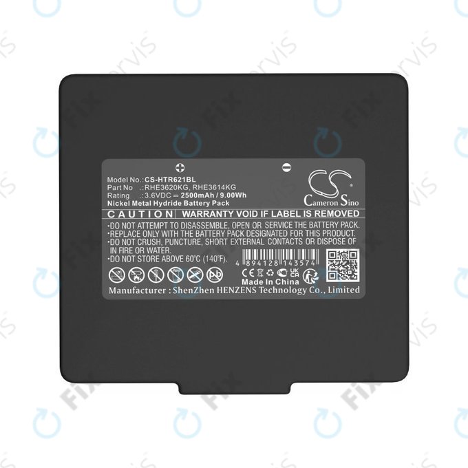 Batéria pre Hetronic, 2500mAh, Ni-MH, 3.6V, RHE3620KG, HQ