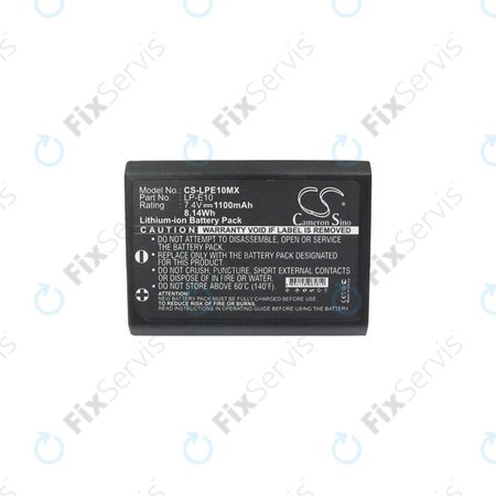 Canon EOS 1100D, 1200D, Kiss X50, Rebel T3, T5 - Batéria LP-E10 Li-Ion 1100mAh HQ