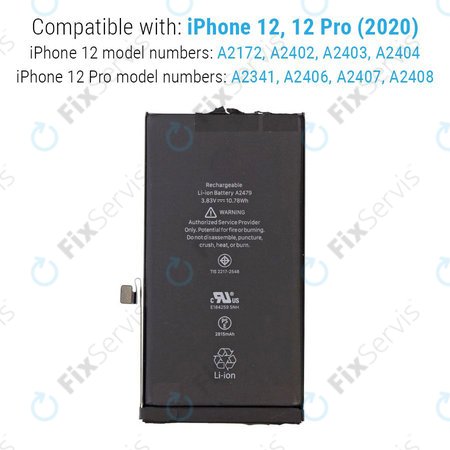 Apple iPhone 12, 12 Pro - Batéria A2479 2815mAh Service Pack