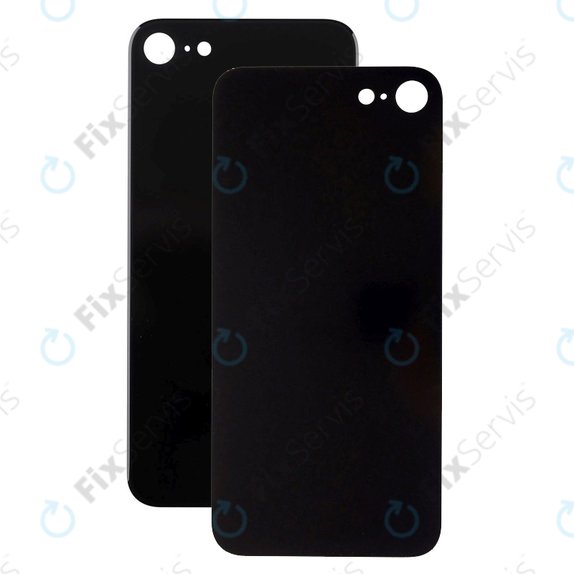 Apple iPhone SE (3rd Gen 2022) - Sklo Zadného Housingu so Zväčšeným Otvorom na Kameru (Midnight)