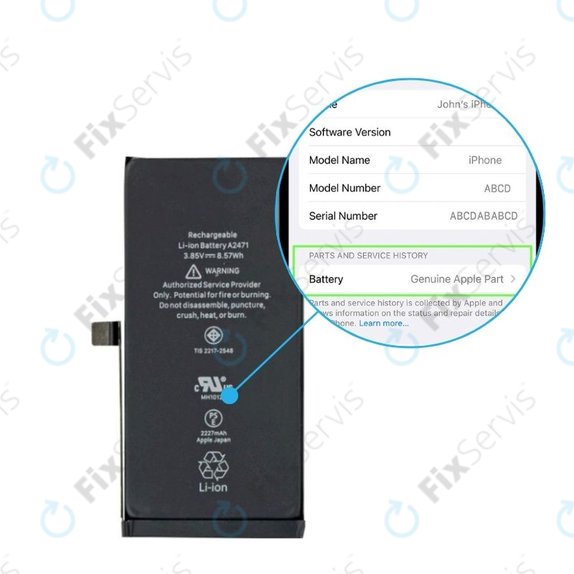 Batéria pre iPhone 12 Mini | 661-17939 | 2227mAh | Genuine Apple