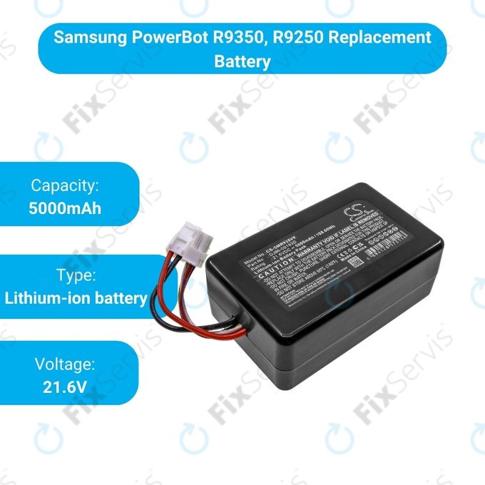 Samsung PowerBot R9350, R9250 - Batéria DJ96-00193D Li-Ion 21.6V 5000mAh HQ