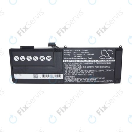 Apple MacBook Pro 15" A1286 (Mid 2009 - Mid 2010) - Batéria A1321 7200mAh HQ