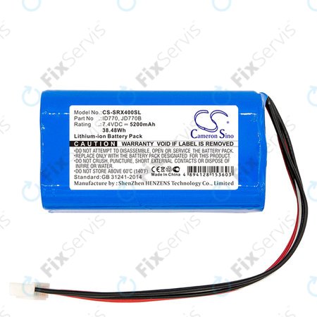 Batéria pre Sony Srs-Xb40, Srs-Xb41, 5200mAh, Li-Ion, 7.4V, ID770, HQ