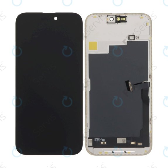 Displej Soft OLED 120Hz pre iPhone 15 Pro Max, Dotykové sklo s rámom, FixPremium