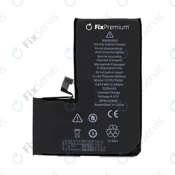 Batéria pre iPhone 14 Pro, 3200mAh, A2866, FixPremium