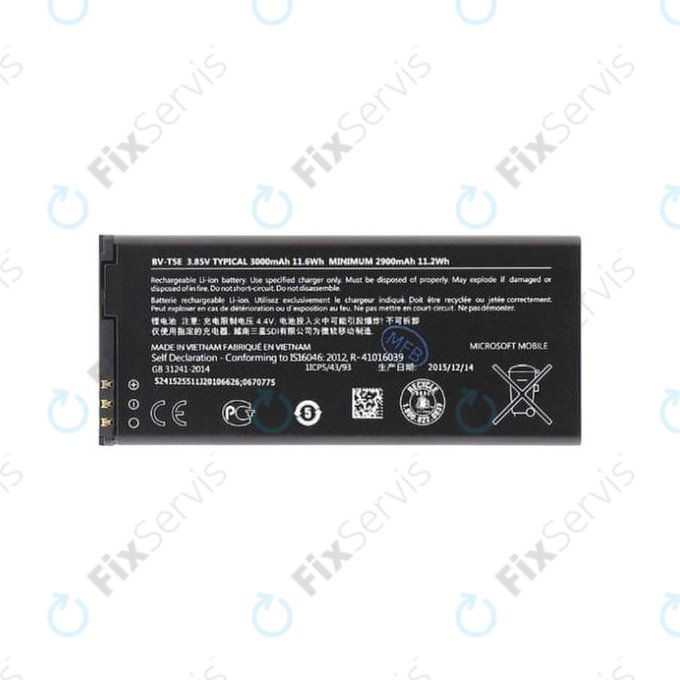 Microsoft Lumia 950/950 LTE, 950 Dual - Batéria BV-T5E 3000mAh