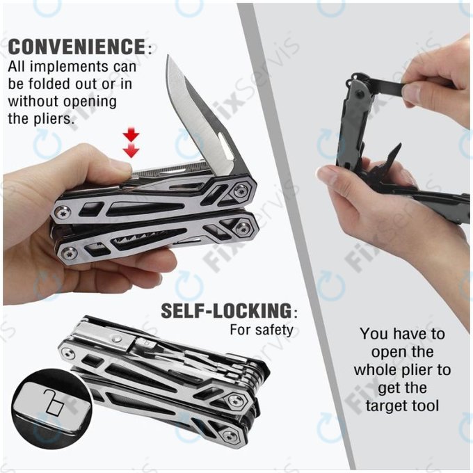 Mossy Oak - Multifunkčné Kliešte z Nerez Ocele 21in1