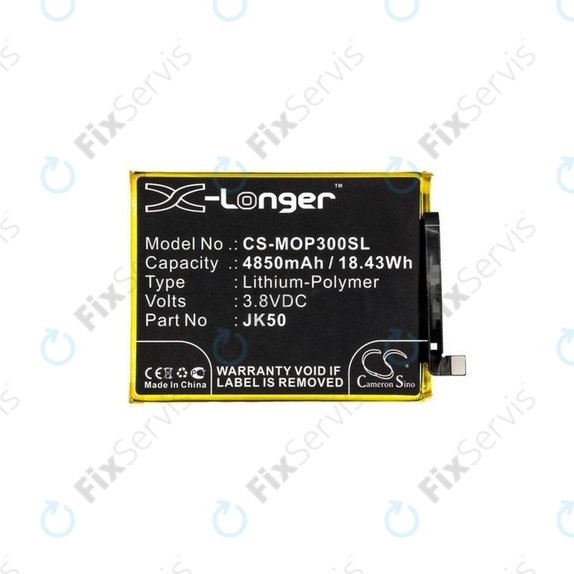 Motorola Moto G7 Power, G8 Power Lite, G9 Play, G10, G20, G30, G50, G51, E7 Plus, E7, E7i Power, E30, E40 - Batéria JK50 4850mAh HQ