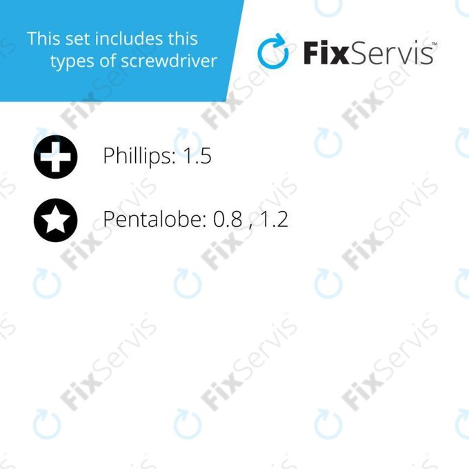 Jakemy JM-182 - Sada Servisného Náradia pre Servis Apple Zariadení 7v1