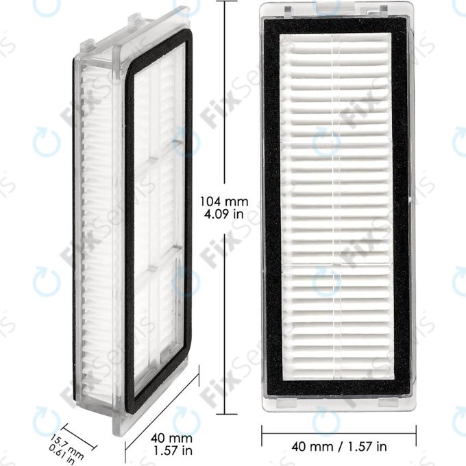 HEPA filter, 2 ks pre Xiaomi Dreame L20 Ultra, X20 Pro, X20 Pro Plus