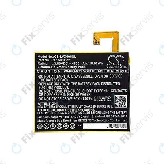 Lenovo Tab M10 - Batéria L18D1P32 4850mAh HQ